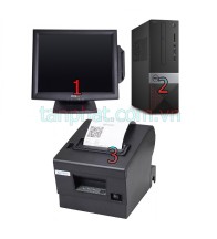 Combo 12052018-10 :  Màn hình cảm ứng OTEK OT17TB - 17 inch + Máy bán hàng dell G4650 ST + Máy in hóa đơn Xprinter XP-Q200
